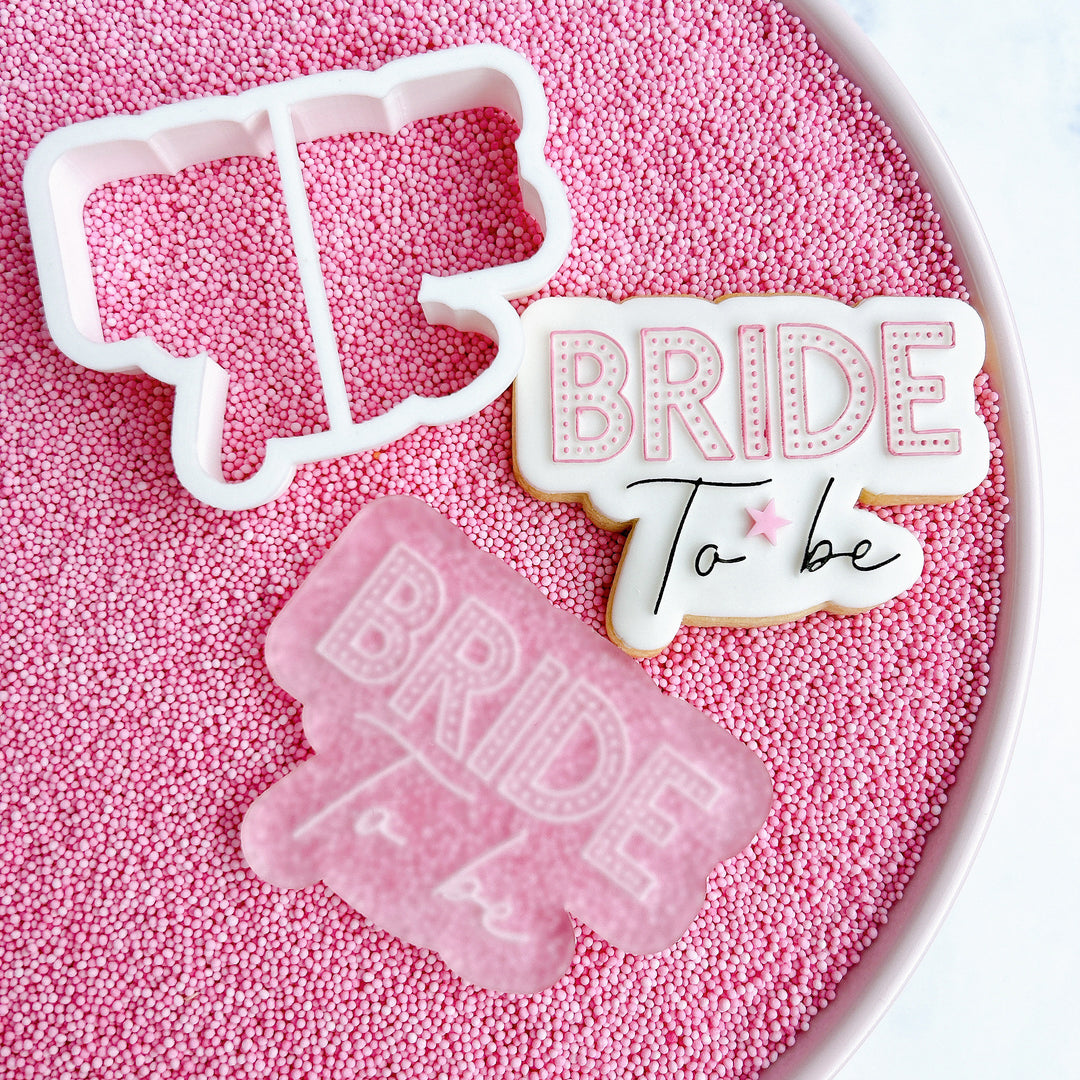 Bride to be + cookie cutter