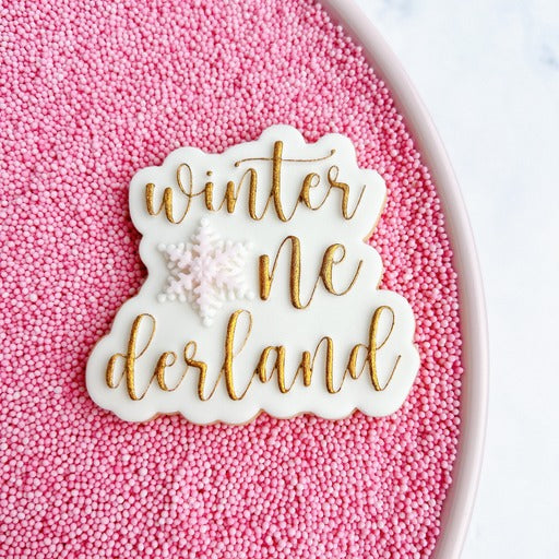 Winter onederland + emporte-pièce