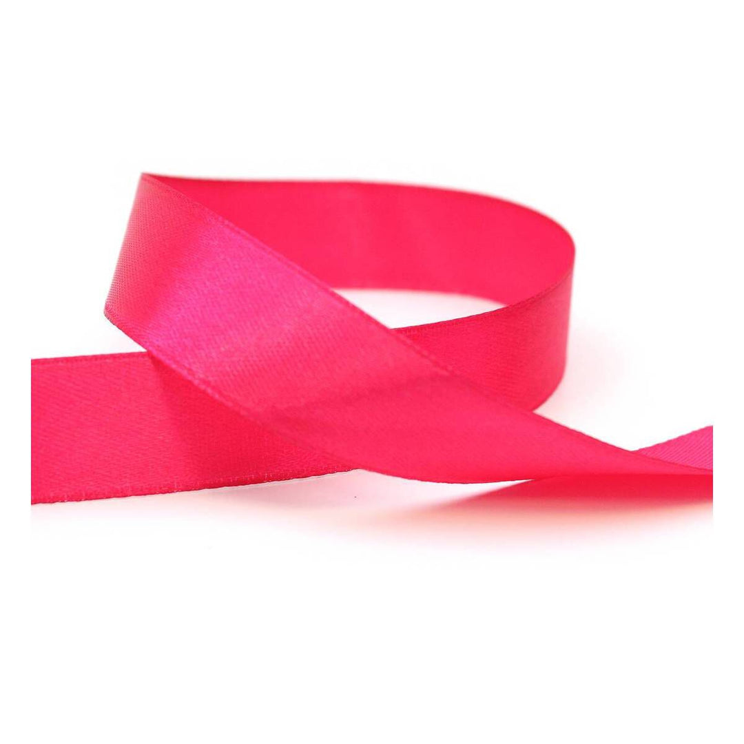 Fuschia - satin ribbon 2cm x 22m
