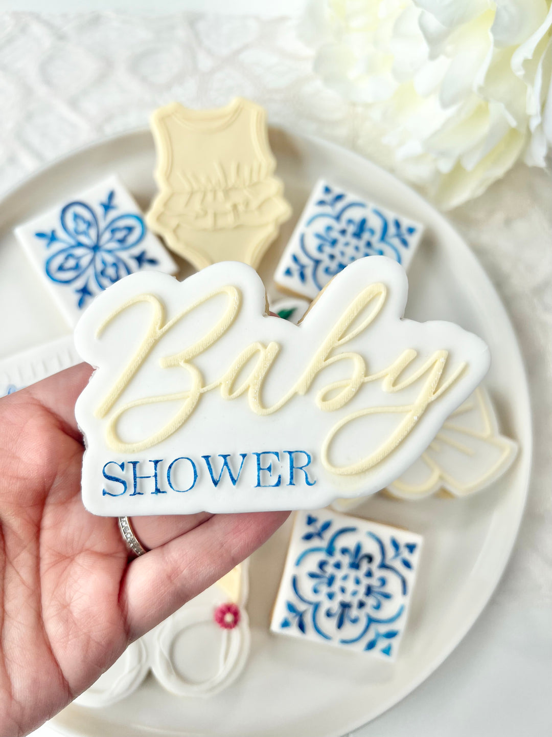 Baby shower + emporte-pièce